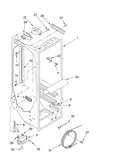 Fs36 refrigerator liner parts