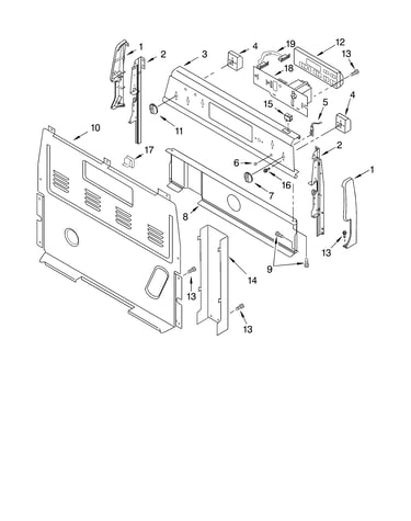 Control panel parts
