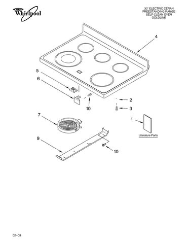Cooktop parts
