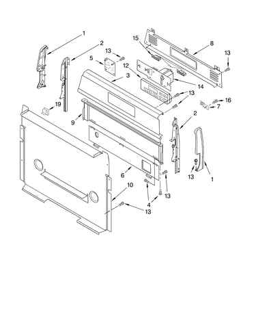 Control panel parts