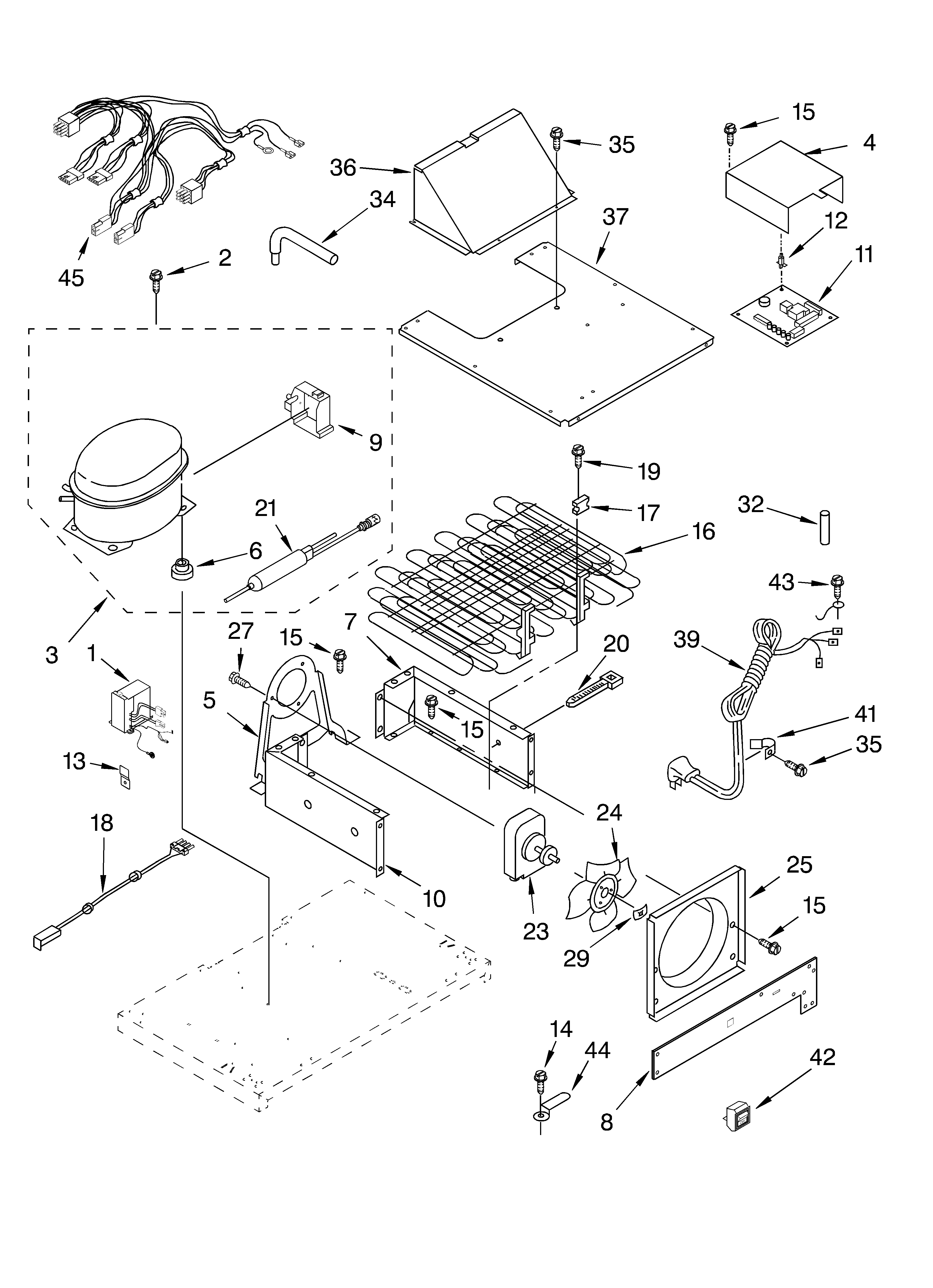 Upper unit parts