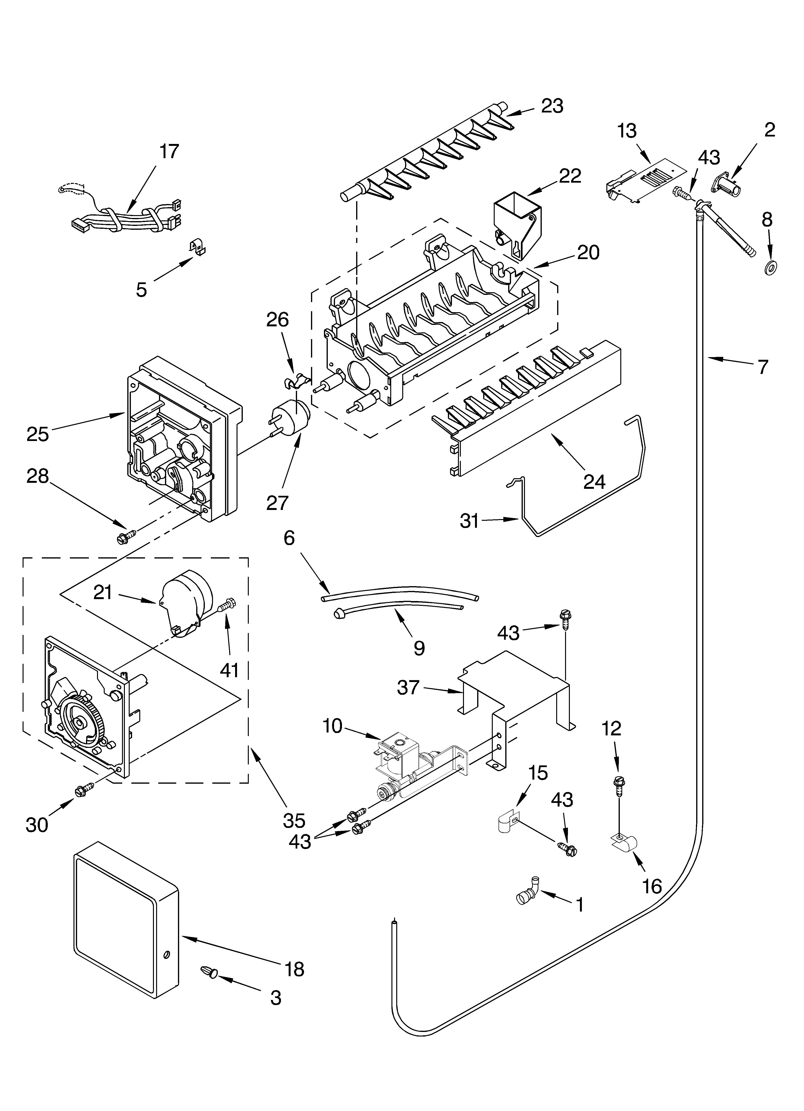 Icemaker parts