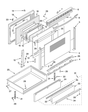 Door and drawer parts