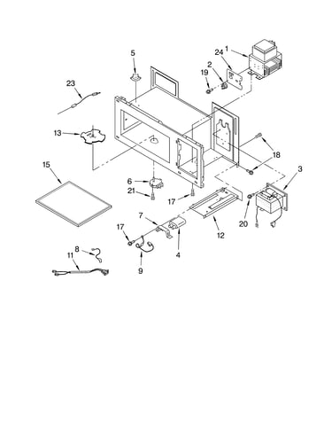 Magnetron and air flow parts