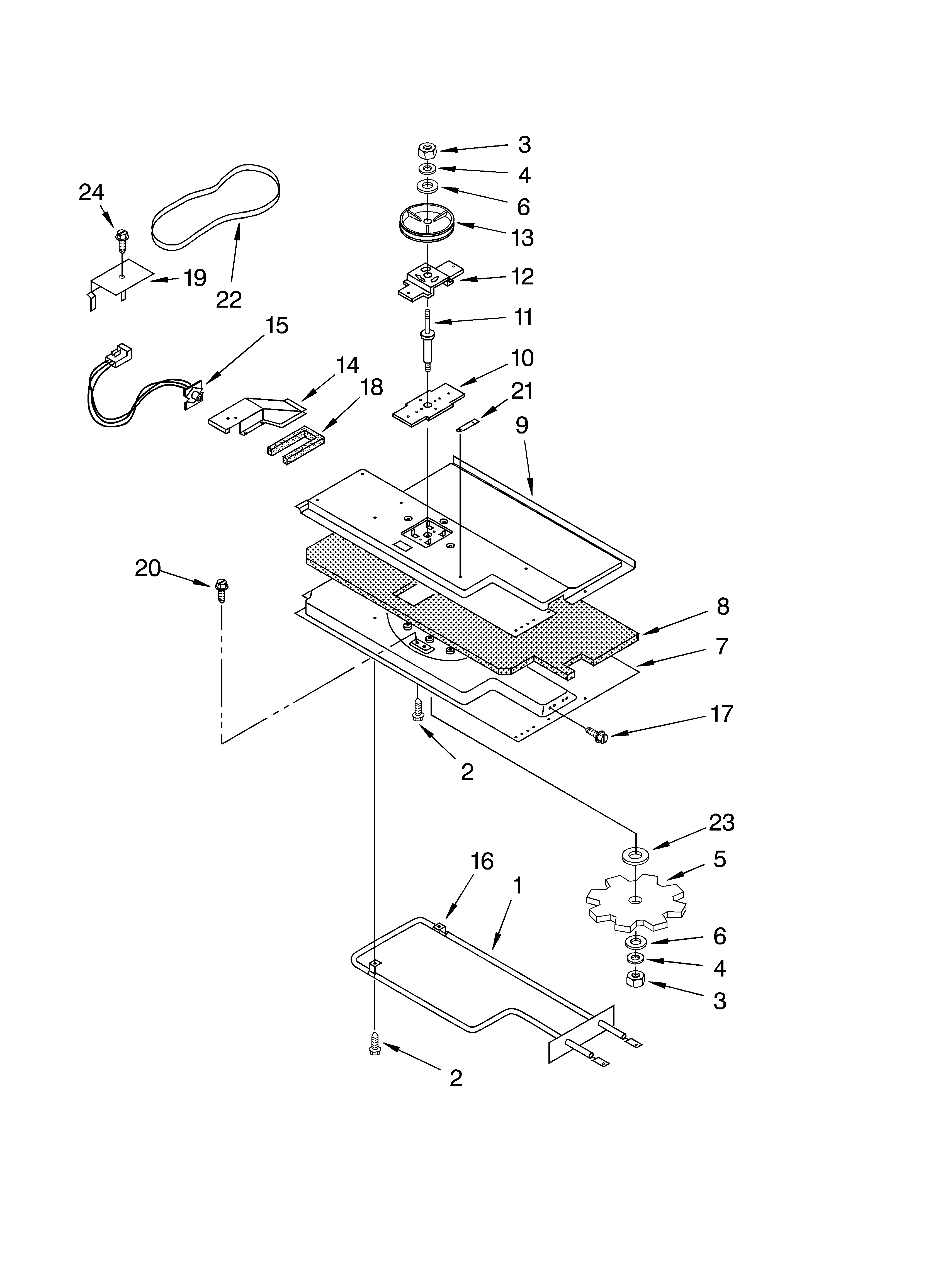 Plate chamber assembly