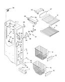 Freezer liner parts