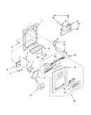 Dispenser front parts
