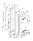 Freezer door parts