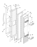 Freezer door parts