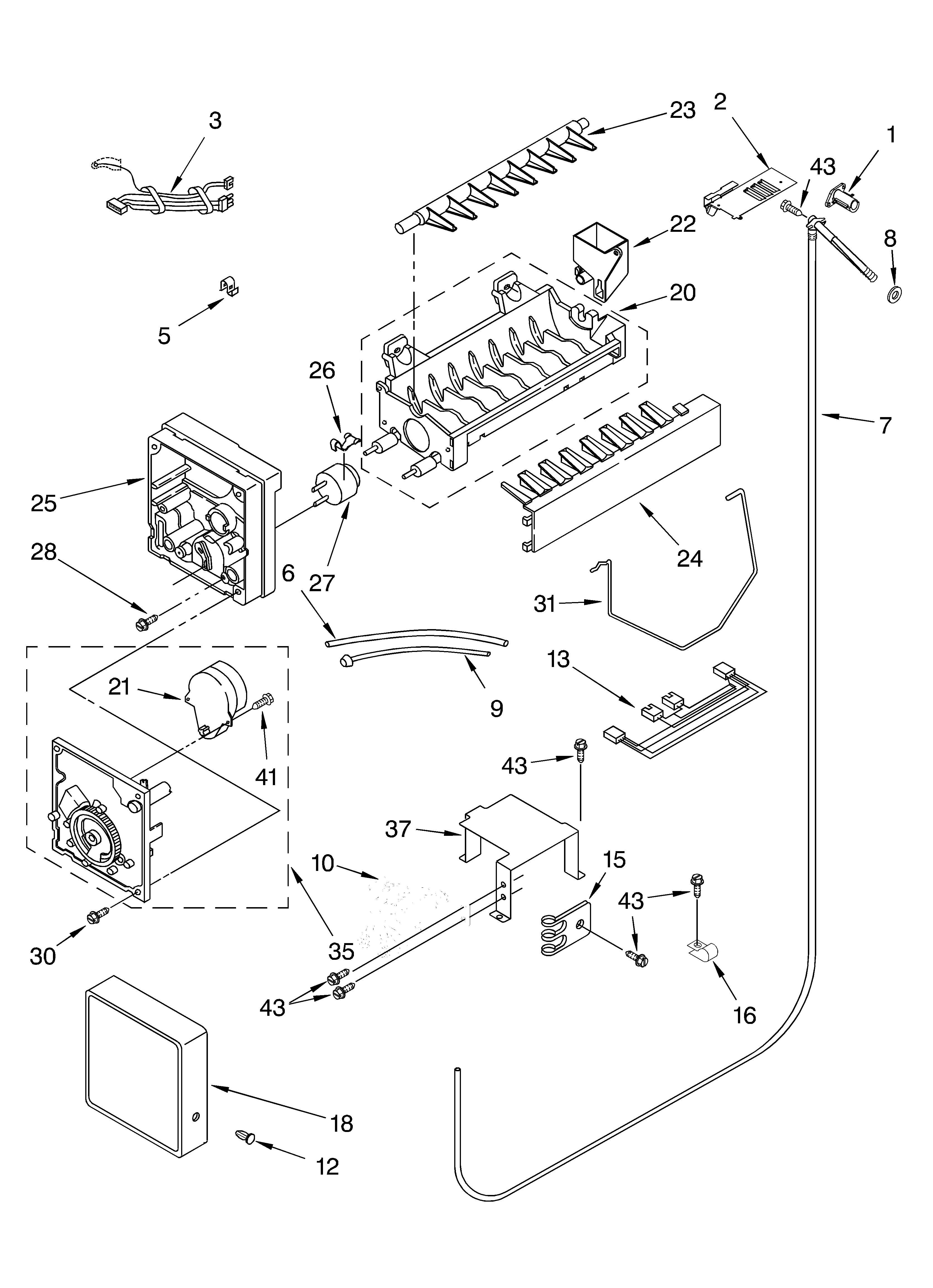 Icemaker parts