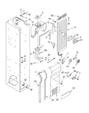 Freezer liner and air flow parts