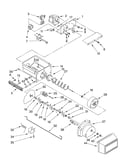 Motor and ice container parts