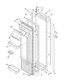 Refrigerator door parts