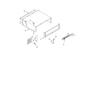 KitchenAid KSSS36FKW02 top grille and unit cover parts diagram