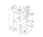 KitchenAid KSSS42FKB02 freezer liner and air flow parts diagram