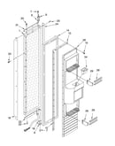 Freezer door parts