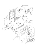 Dispenser and front parts