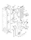 Freezer liner and air flow parts