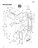 Cabinet liner and door parts