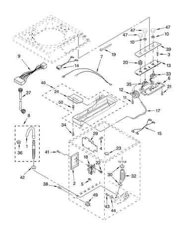 Controls and rear panel parts