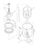Agitator, basket and tub parts