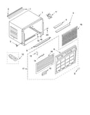 Cabinet parts, optional parts (not included)
