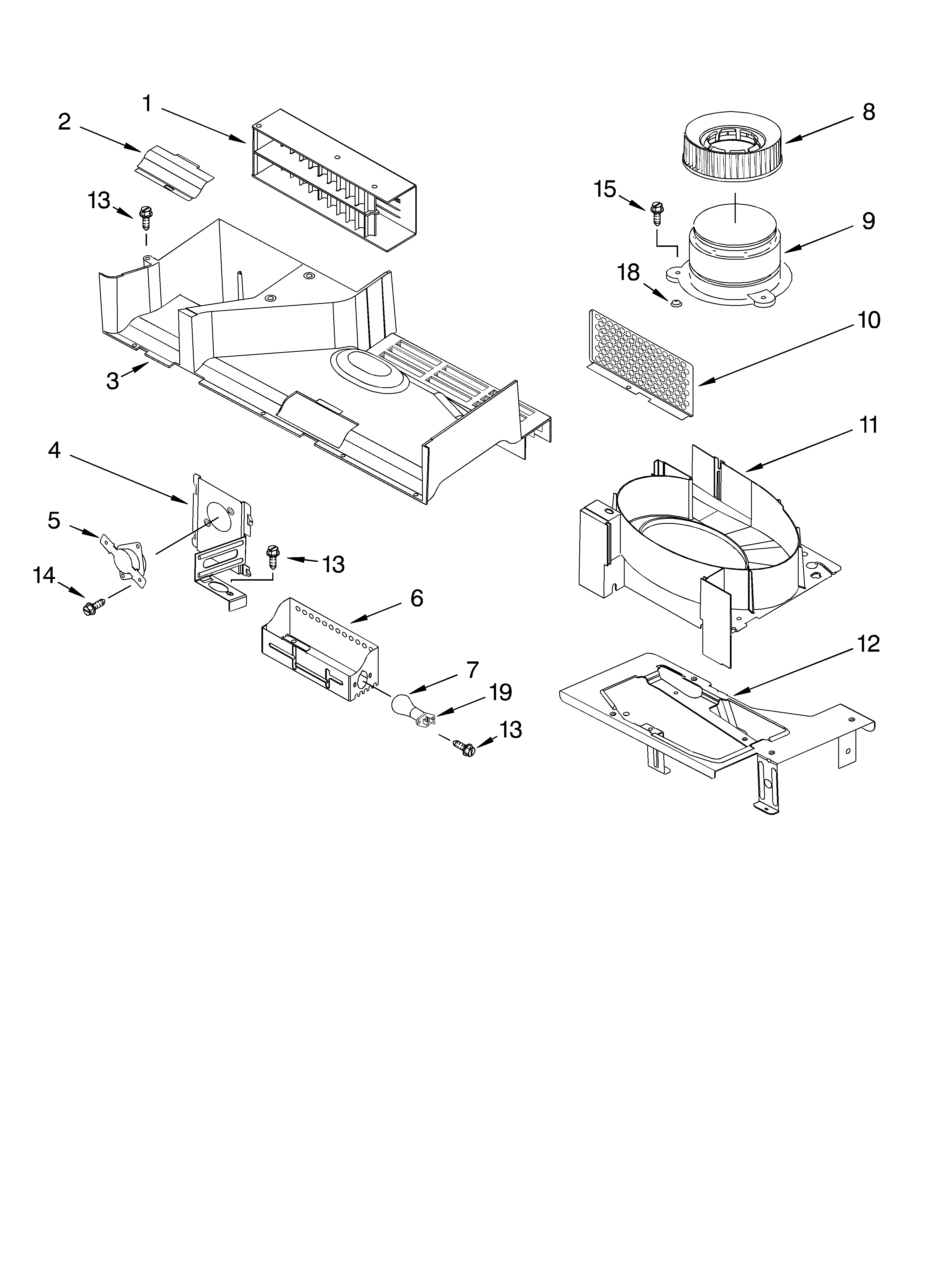 Air flow parts