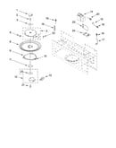 Magnetron and turntable parts