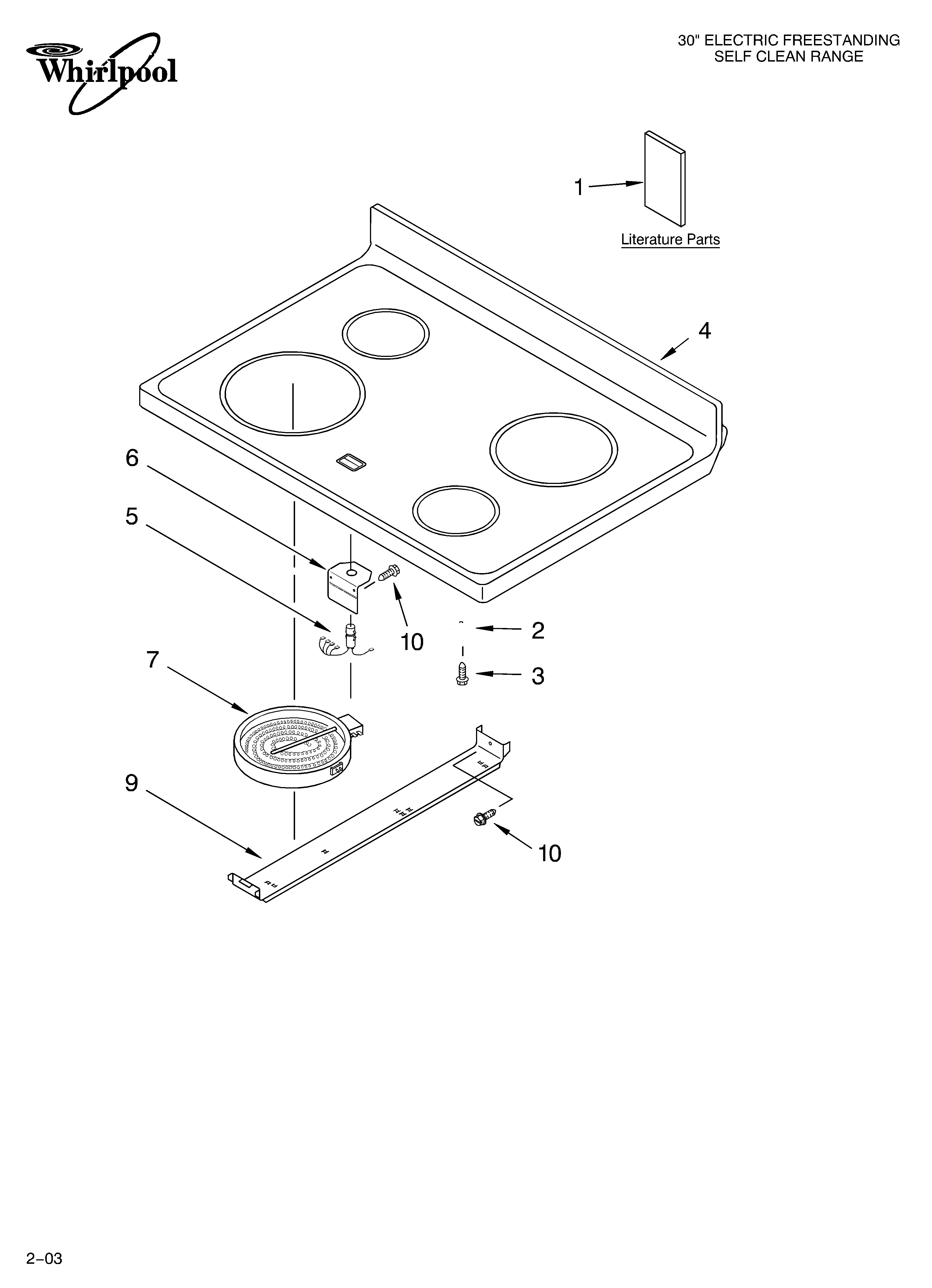 COOKTOP PARTS