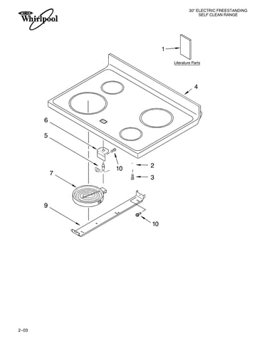 Cooktop parts