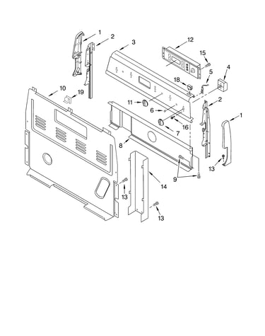 Control panel parts