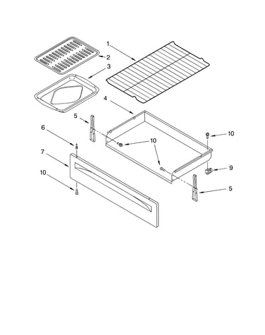 Drawer & broiler parts
