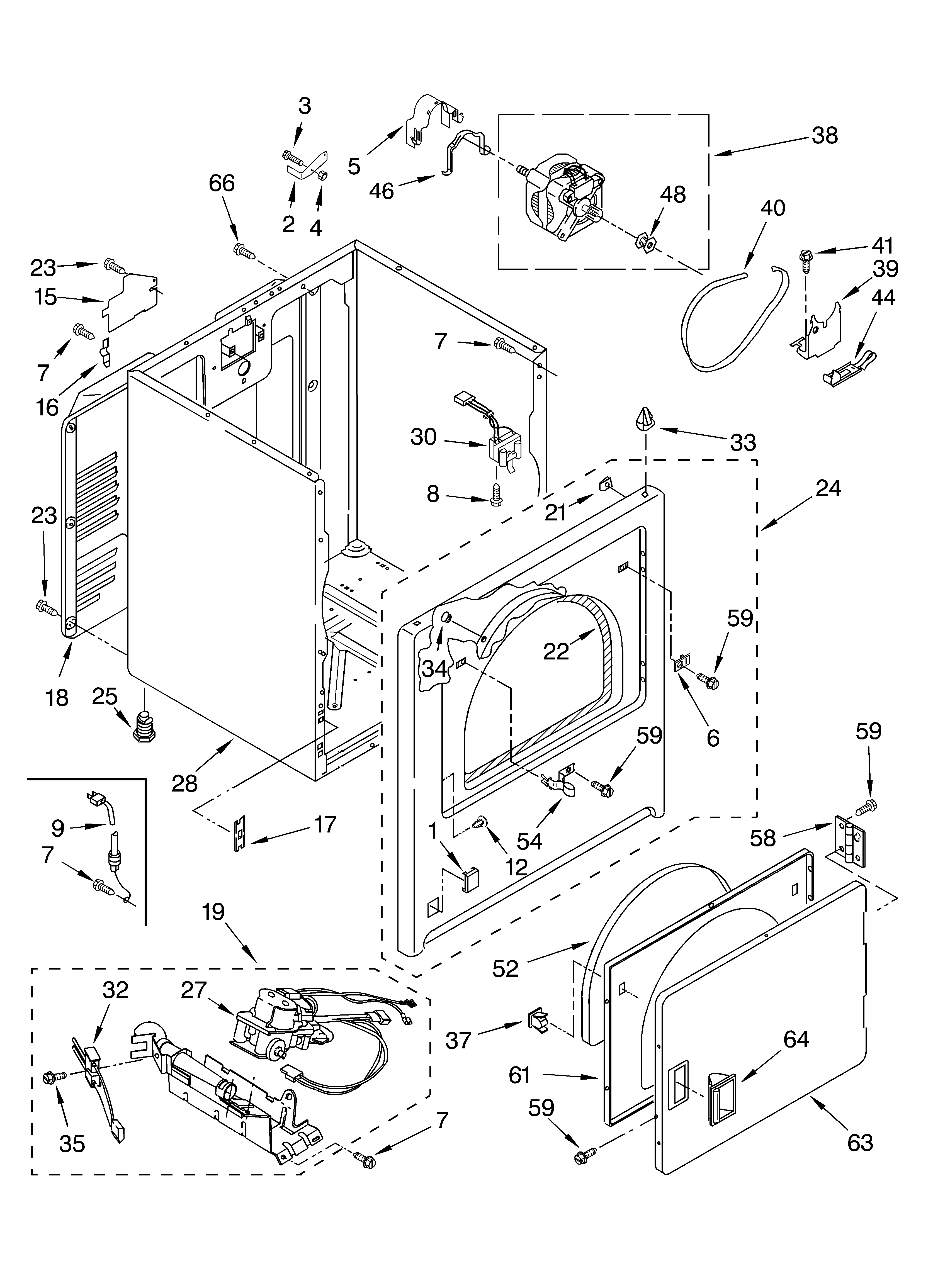 Cabinet parts