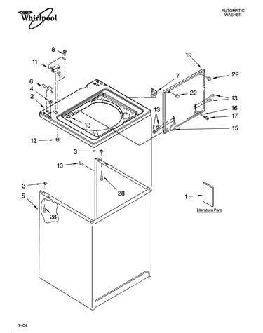 Top and cabinet parts