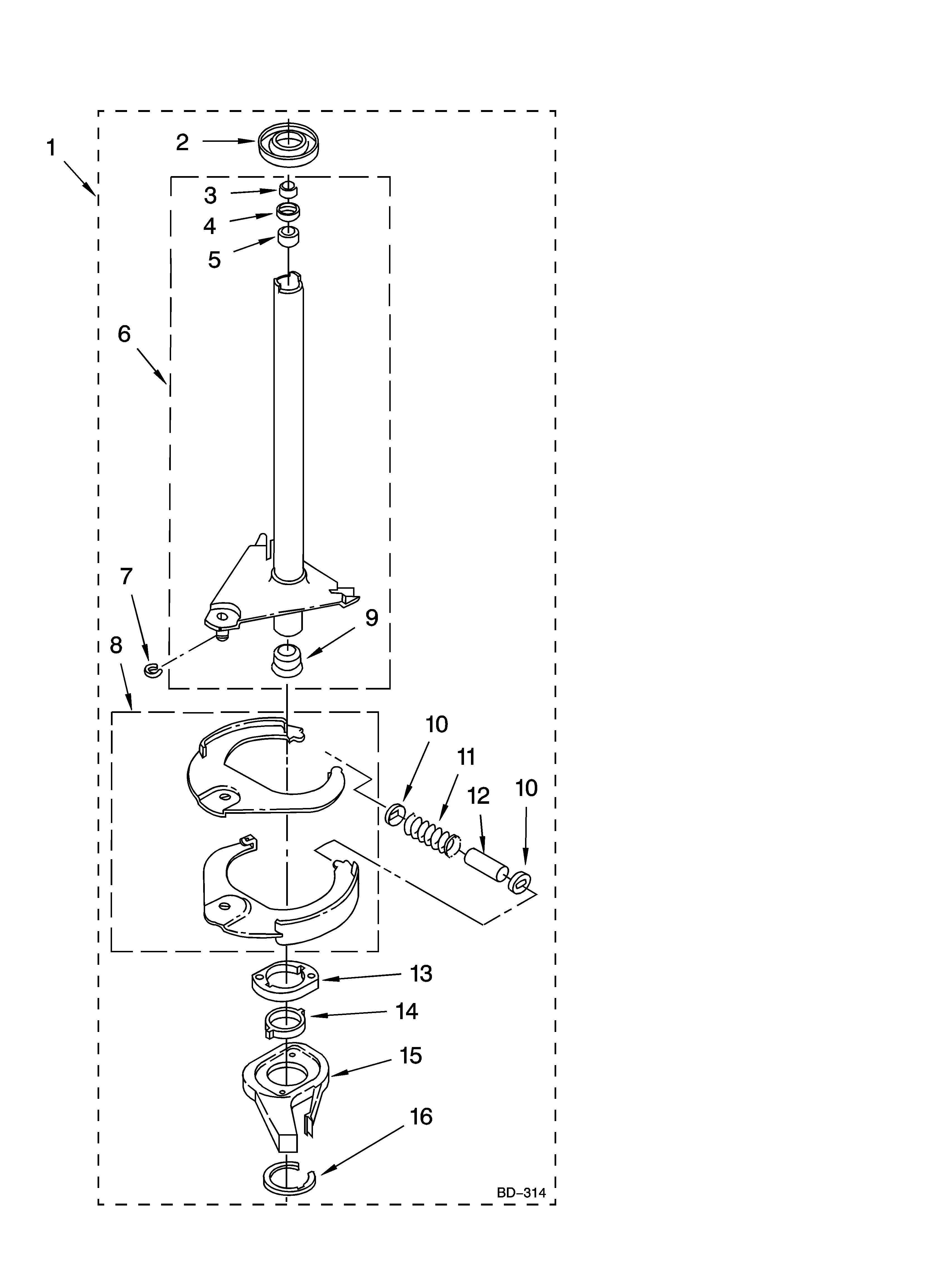 BRAKE AND DRIVE TUBE PARTS