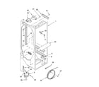 Whirlpool ED2NHGXMQ10 refrigerator liner parts diagram