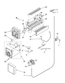 Icemaker parts, parts not illustrated