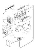 Icemaker parts, parts not illustrated