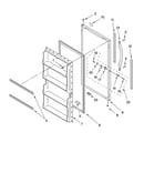 Door parts, parts not illustrated