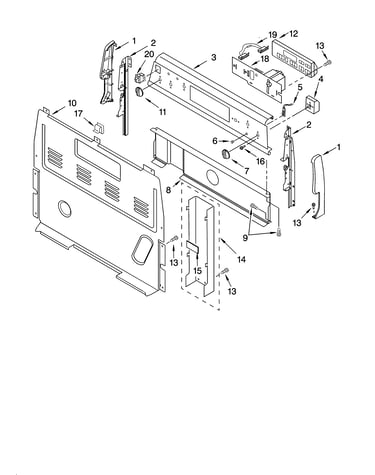 Control panel parts