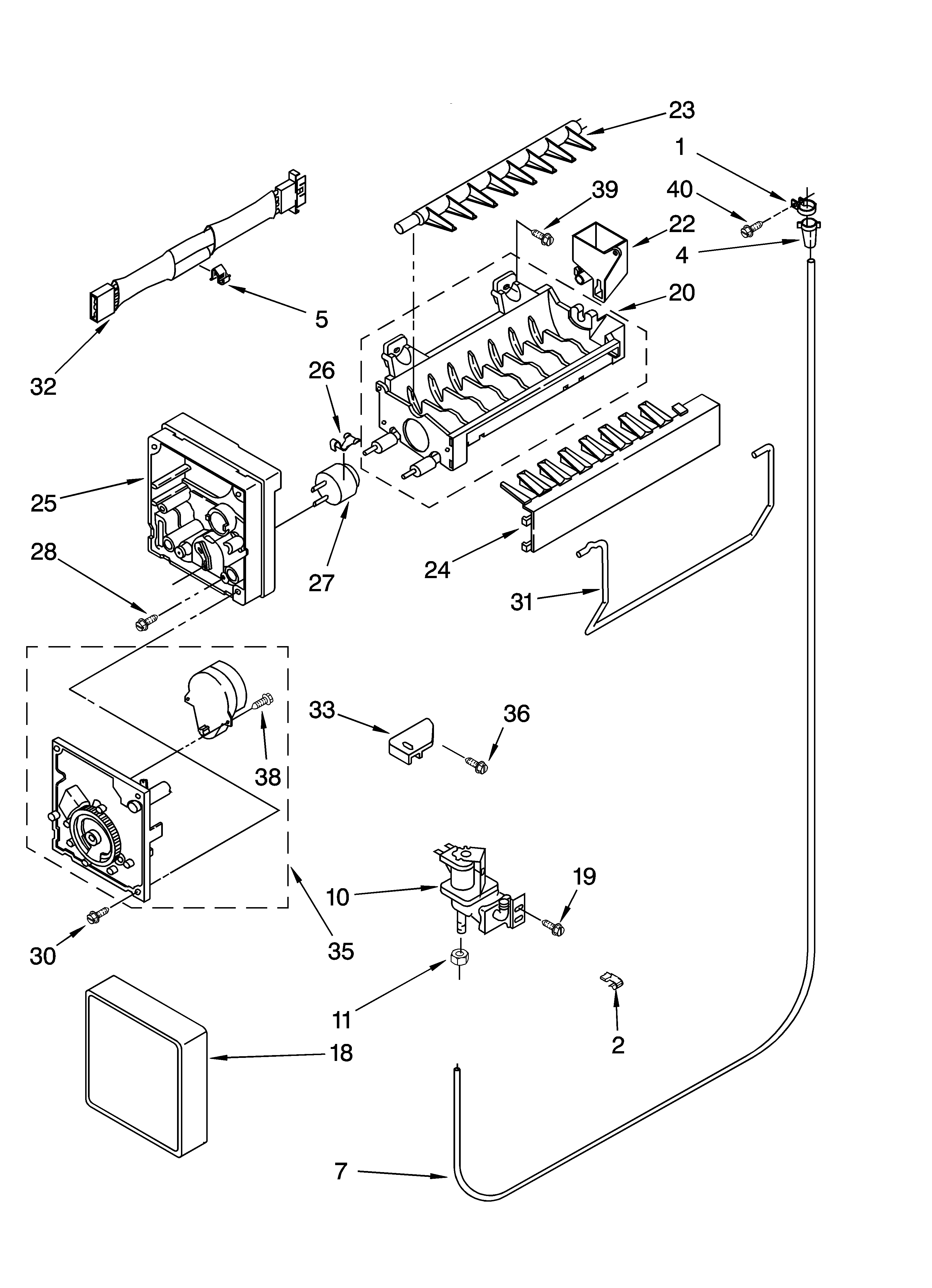 Icemaker parts
