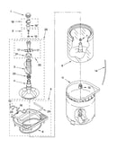 Agitator, basket and tub parts