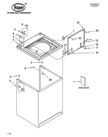 Top and cabinet parts