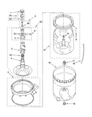 Agitator, basket and tub parts