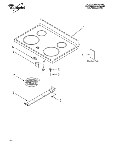 Cooktop parts