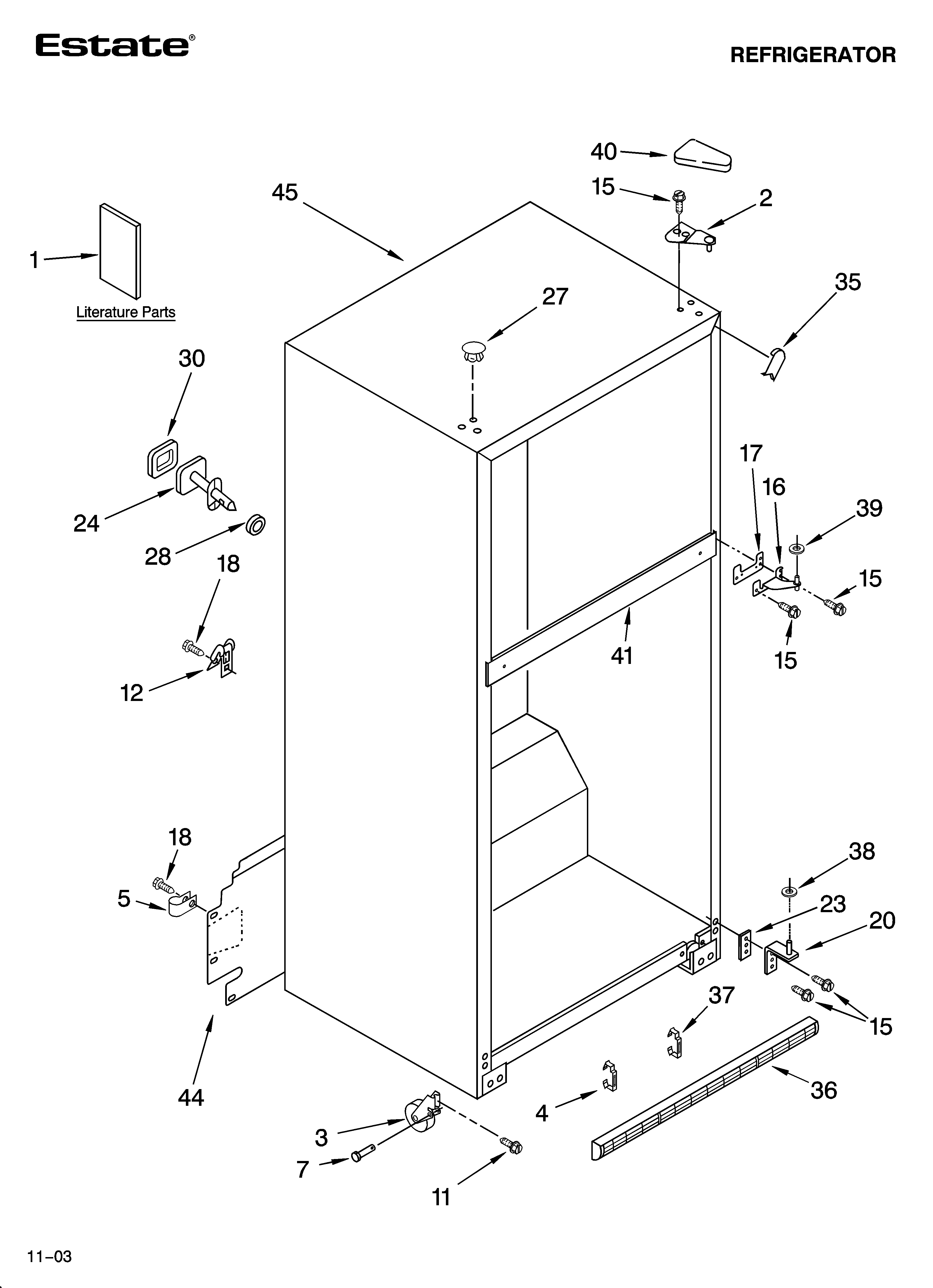 Cabinet parts