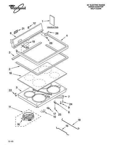 Cooktop parts