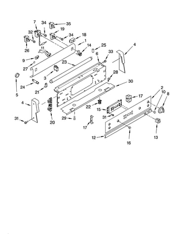 Control panel parts