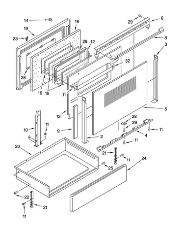 Door and drawer parts
