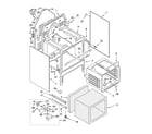Whirlpool WLP83810 oven chassis parts diagram